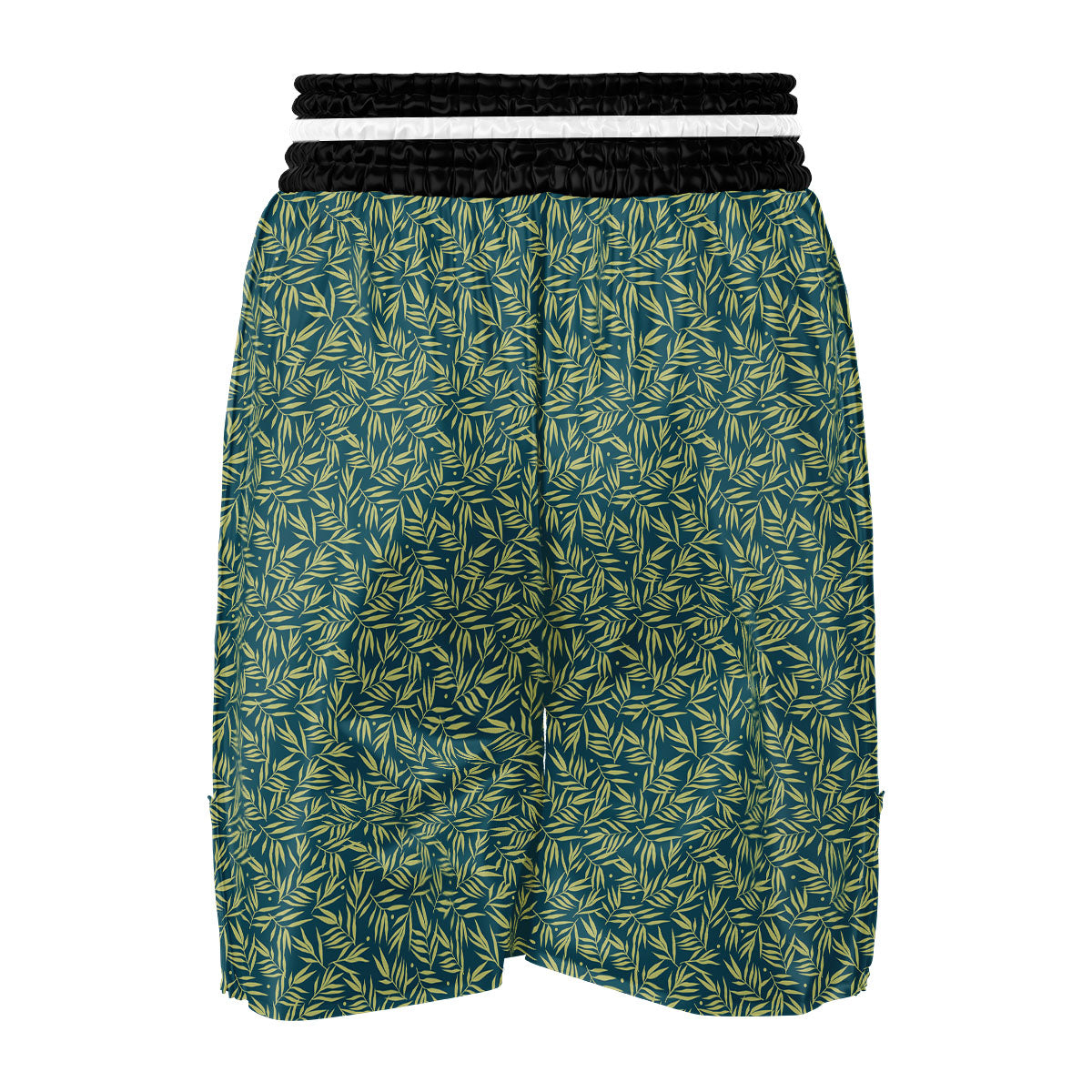 Tree Bamboo Green Print Pattern Boxing Shorts-grizzshop