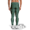 Tree Bamboo Green Print Pattern Men's Leggings-grizzshop