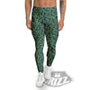 Tree Bamboo Green Print Pattern Men's Leggings-grizzshop