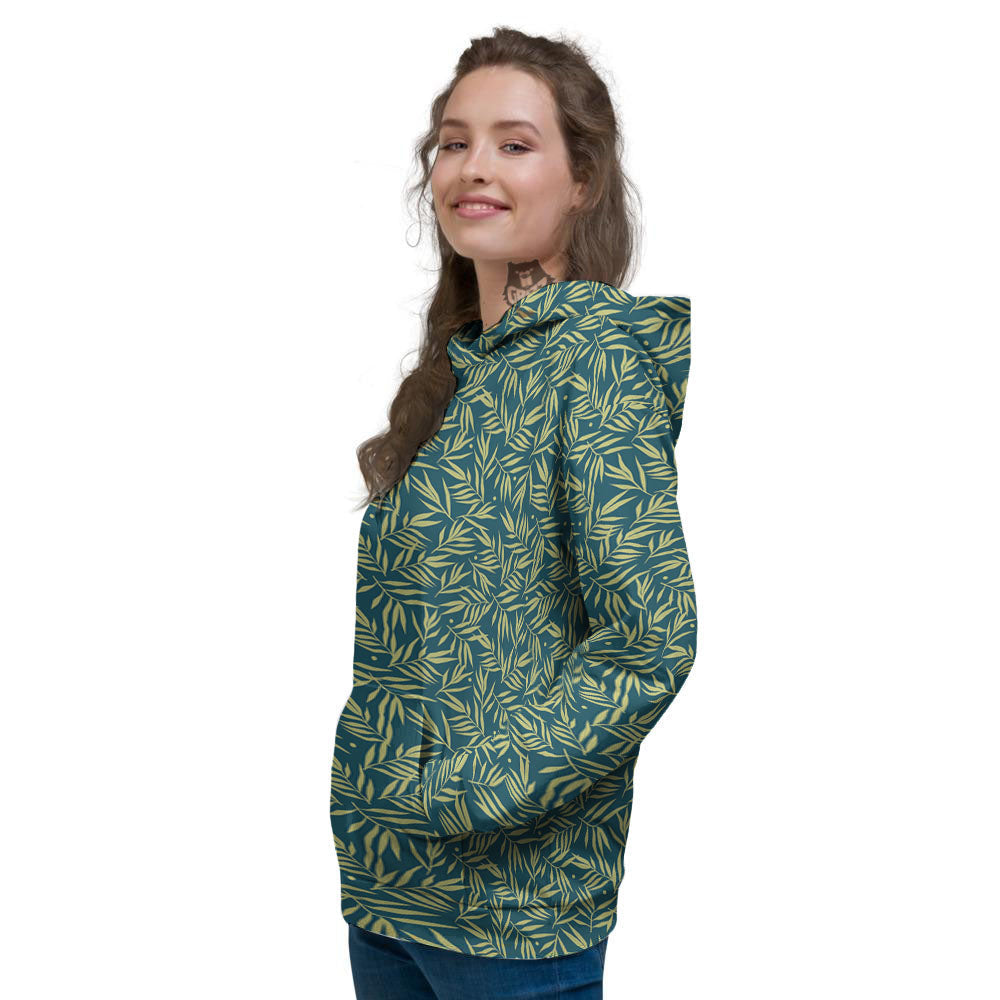 Tree Bamboo Green Print Pattern Women's Hoodie-grizzshop