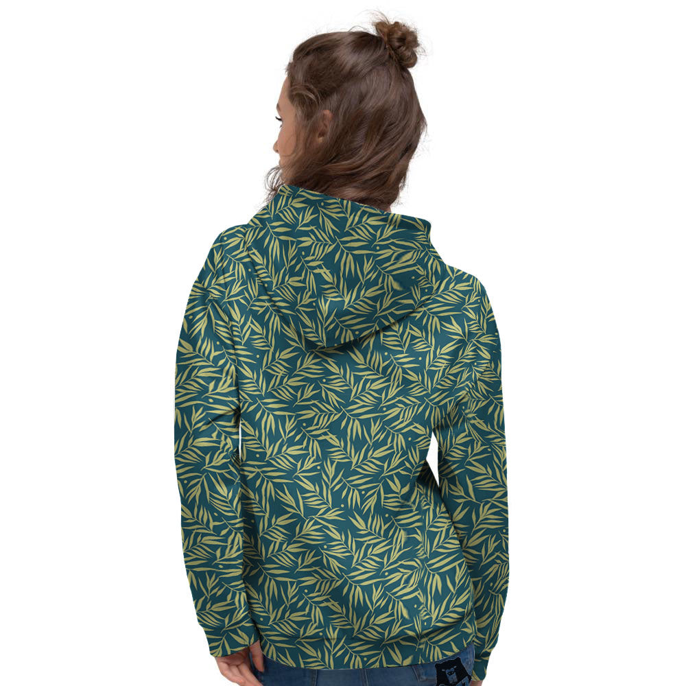 Tree Bamboo Green Print Pattern Women's Hoodie-grizzshop