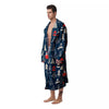 Tree Merry Christmas Print Pattern Men's Robe-grizzshop