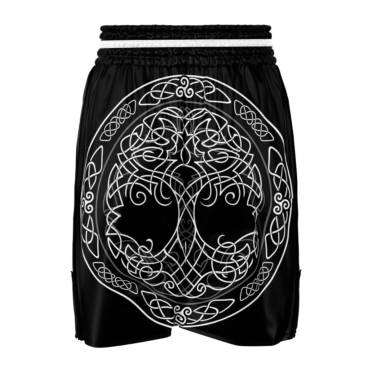 Tree Of Life Celtic Knot Print Boxing Shorts-grizzshop