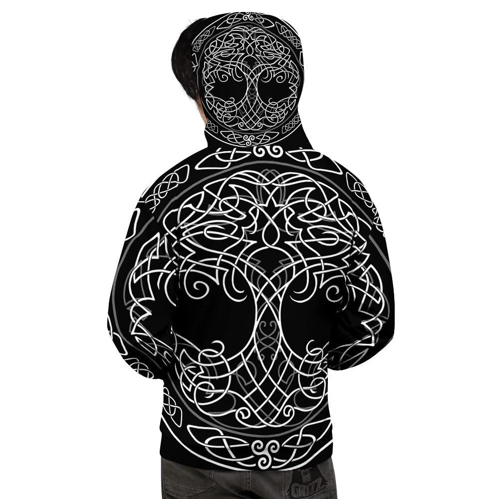 Tree Of Life Celtic Knot Print Men's Hoodie-grizzshop