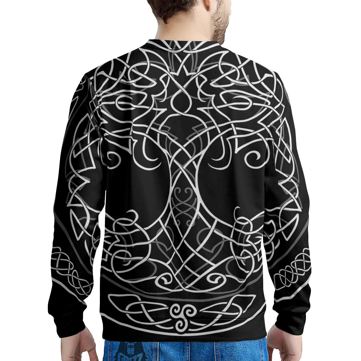 Tree Of Life Celtic Knot Print Men's Sweatshirt-grizzshop