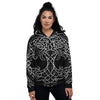 Tree Of Life Celtic Knot Print Women's Bomber Jacket-grizzshop