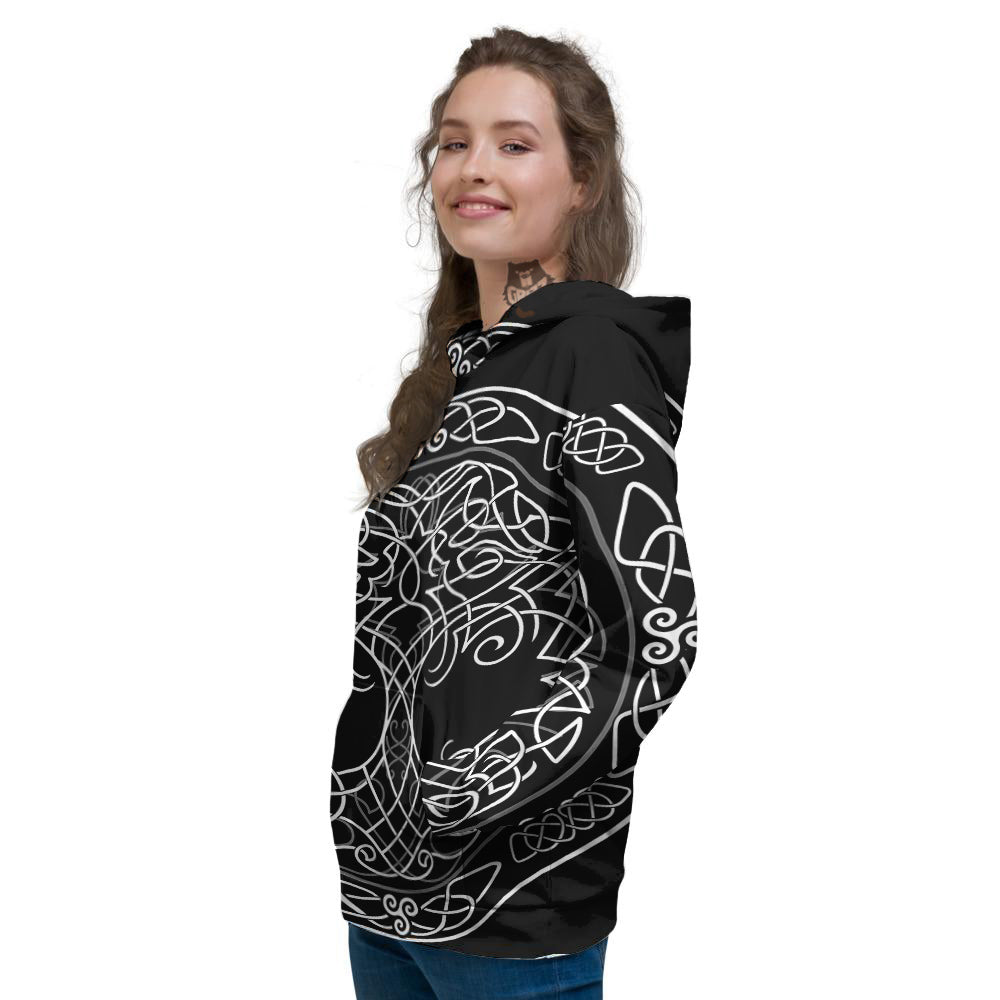 Tree Of Life Celtic Knot Print Women's Hoodie-grizzshop