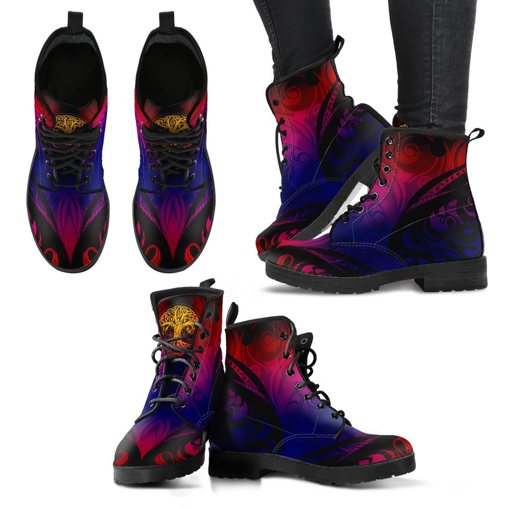 Tree Of Life Women`s Leather Boots-grizzshop