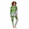 Tree Of Life Yin Yang Print Women's Pajamas-grizzshop