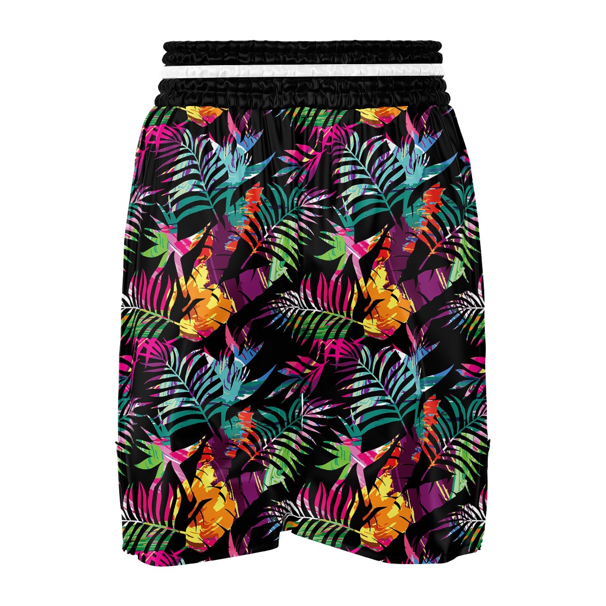 Tree Palm Trippy Print Pattern Boxing Shorts-grizzshop