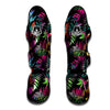 Tree Palm Trippy Print Pattern Muay Thai Shin Guards-grizzshop