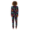 Tree Palm Trippy Print Pattern Women's Pajamas-grizzshop