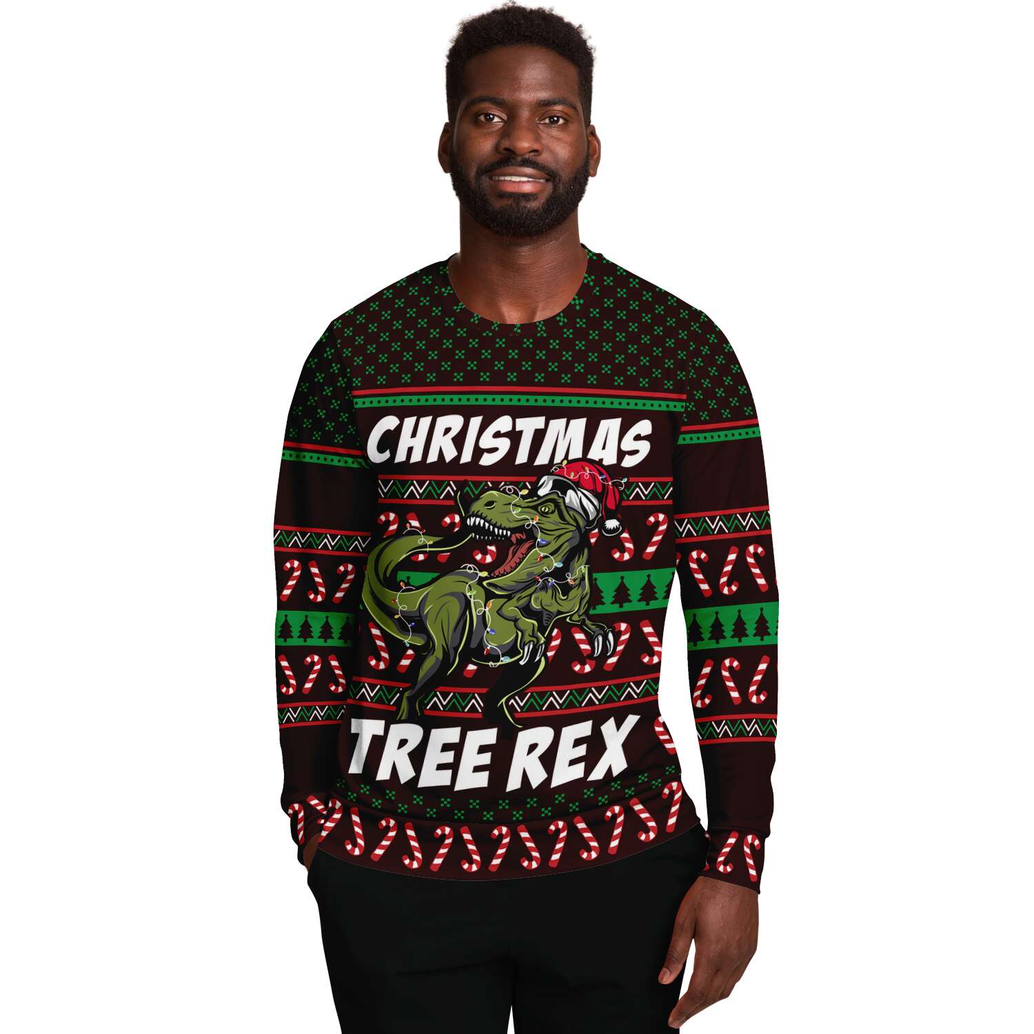 Tree Rex Ugly Christmas Sweater-grizzshop