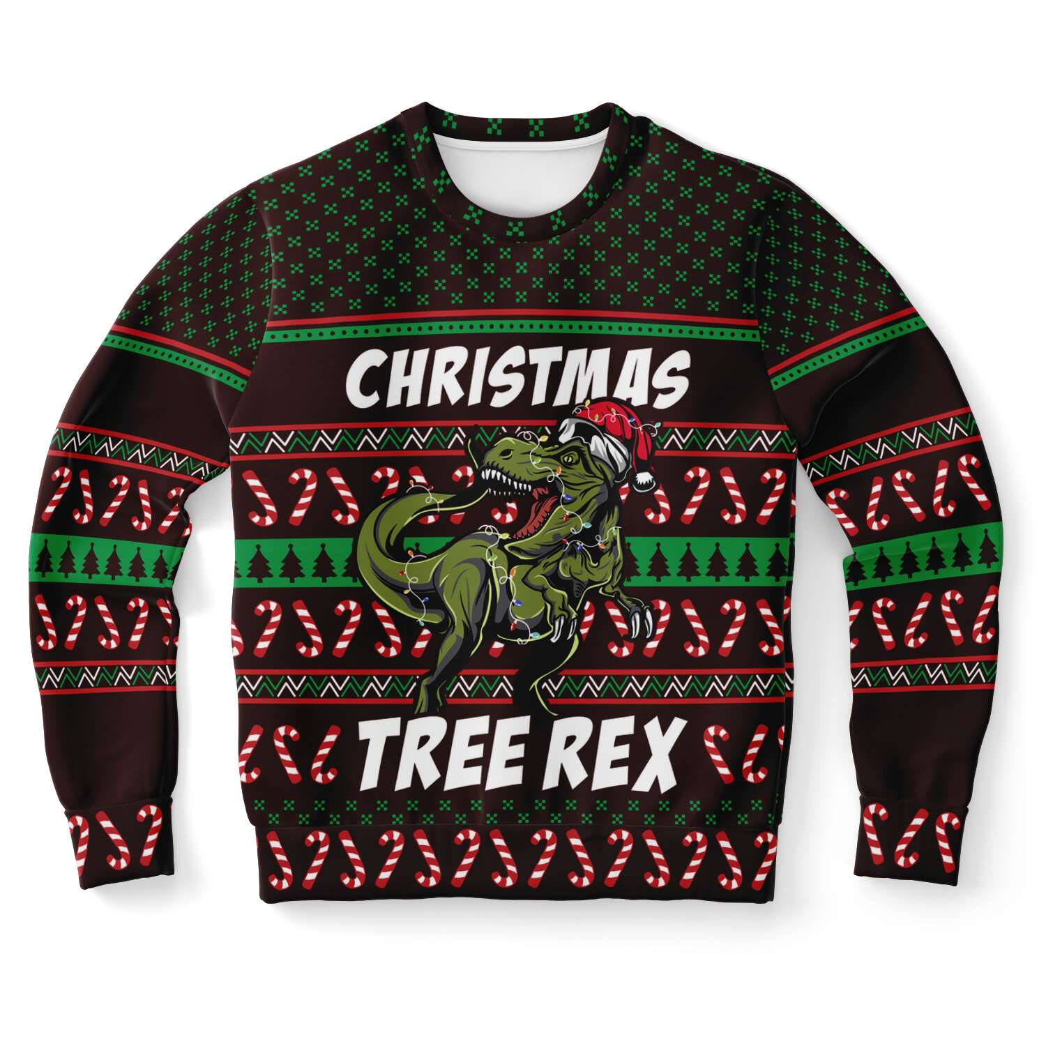 Tree Rex Ugly Christmas Sweater-grizzshop