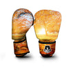 Tree Sunshine Autumn Print Boxing Gloves-grizzshop