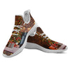 Tree Xmas Print White Athletic Shoes-grizzshop