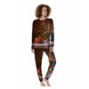 Tree Xmas Print Women's Pajamas-grizzshop