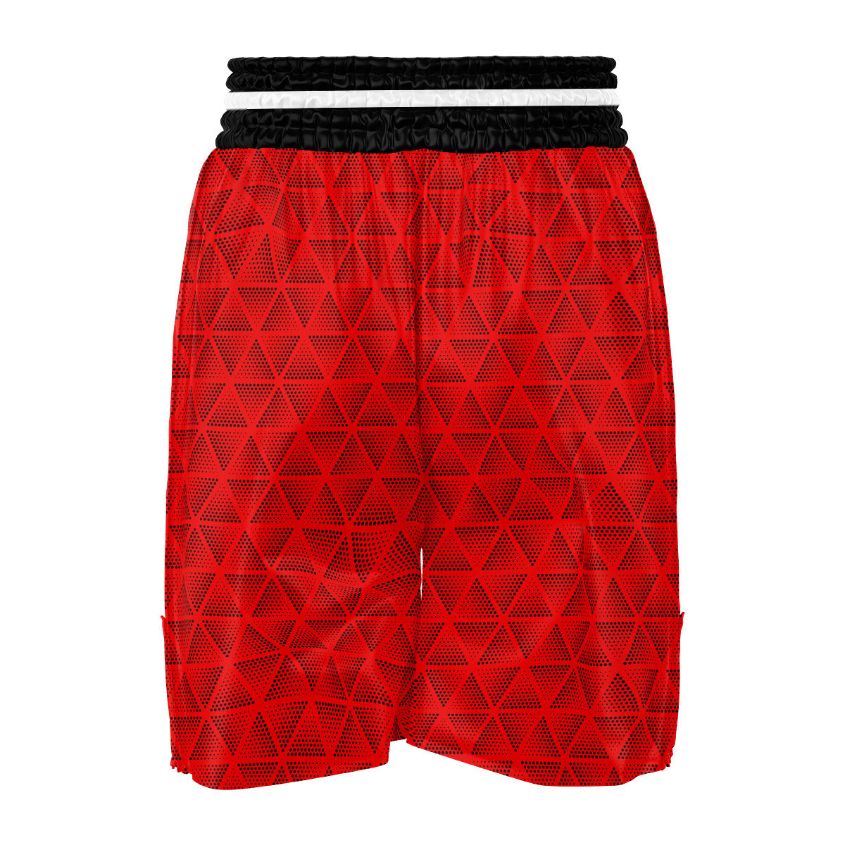 Triangle Dot Geometric Print Pattern Boxing Shorts-grizzshop