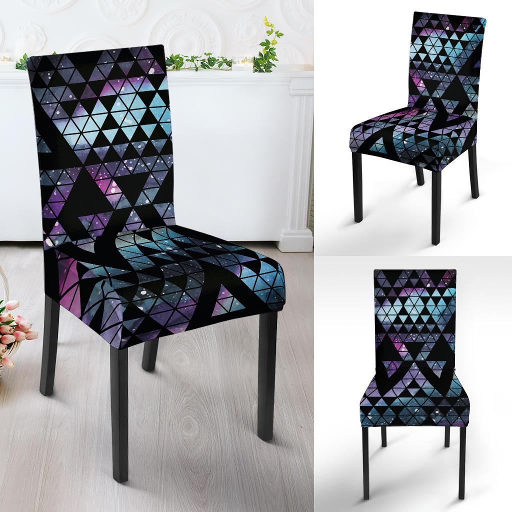 Triangle Galaxy Space Chair Cover-grizzshop
