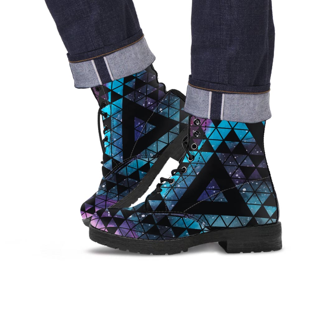 Triangle Galaxy Space Men's Boots-grizzshop