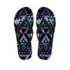 Triangle Galaxy Space Men's Flip Flops-grizzshop