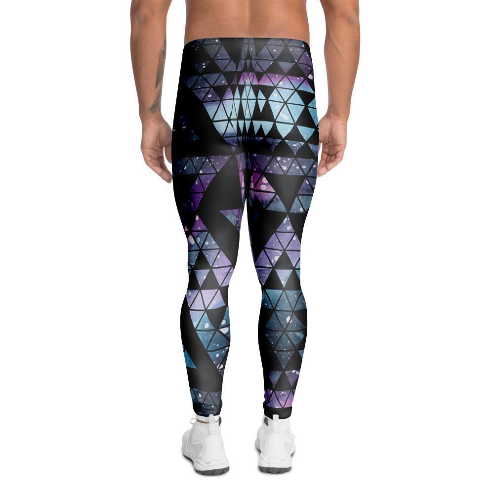 Triangle Galaxy Space Men's Leggings-grizzshop