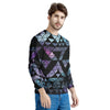 Triangle Galaxy Space Men's Sweatshirt-grizzshop