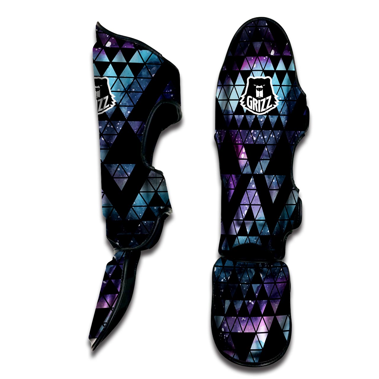 Triangle Galaxy Space Muay Thai Shin Guard-grizzshop