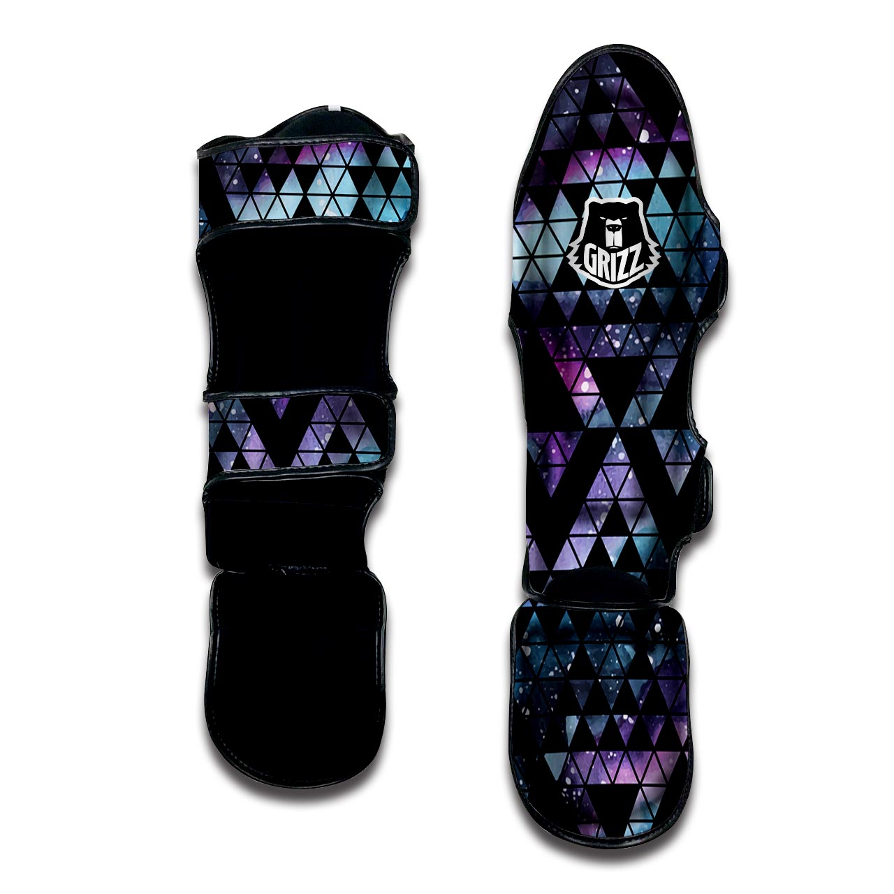 Triangle Galaxy Space Muay Thai Shin Guard-grizzshop