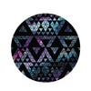 Triangle Galaxy Space Round Rug-grizzshop