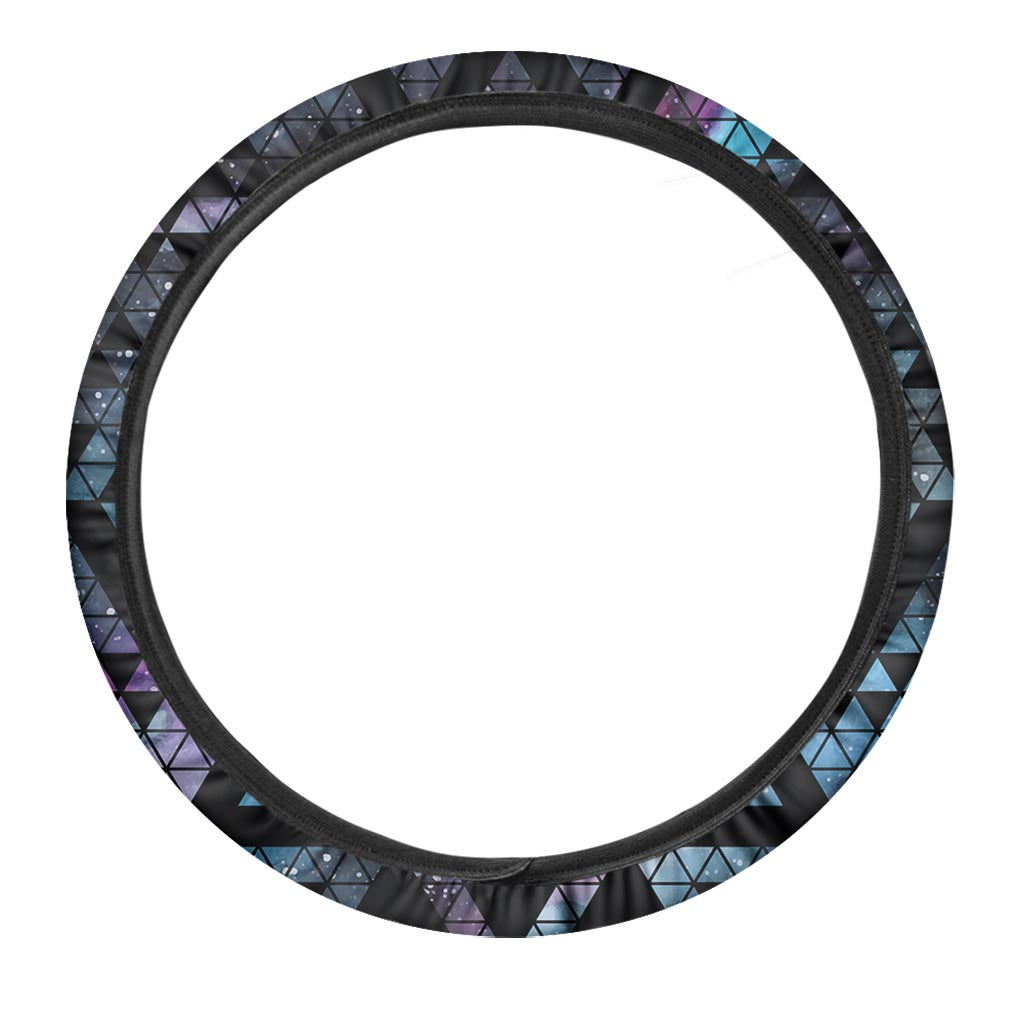 Triangle Galaxy Space Steering Wheel Cover-grizzshop