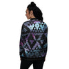 Triangle Galaxy Space Women's Bomber Jacket-grizzshop