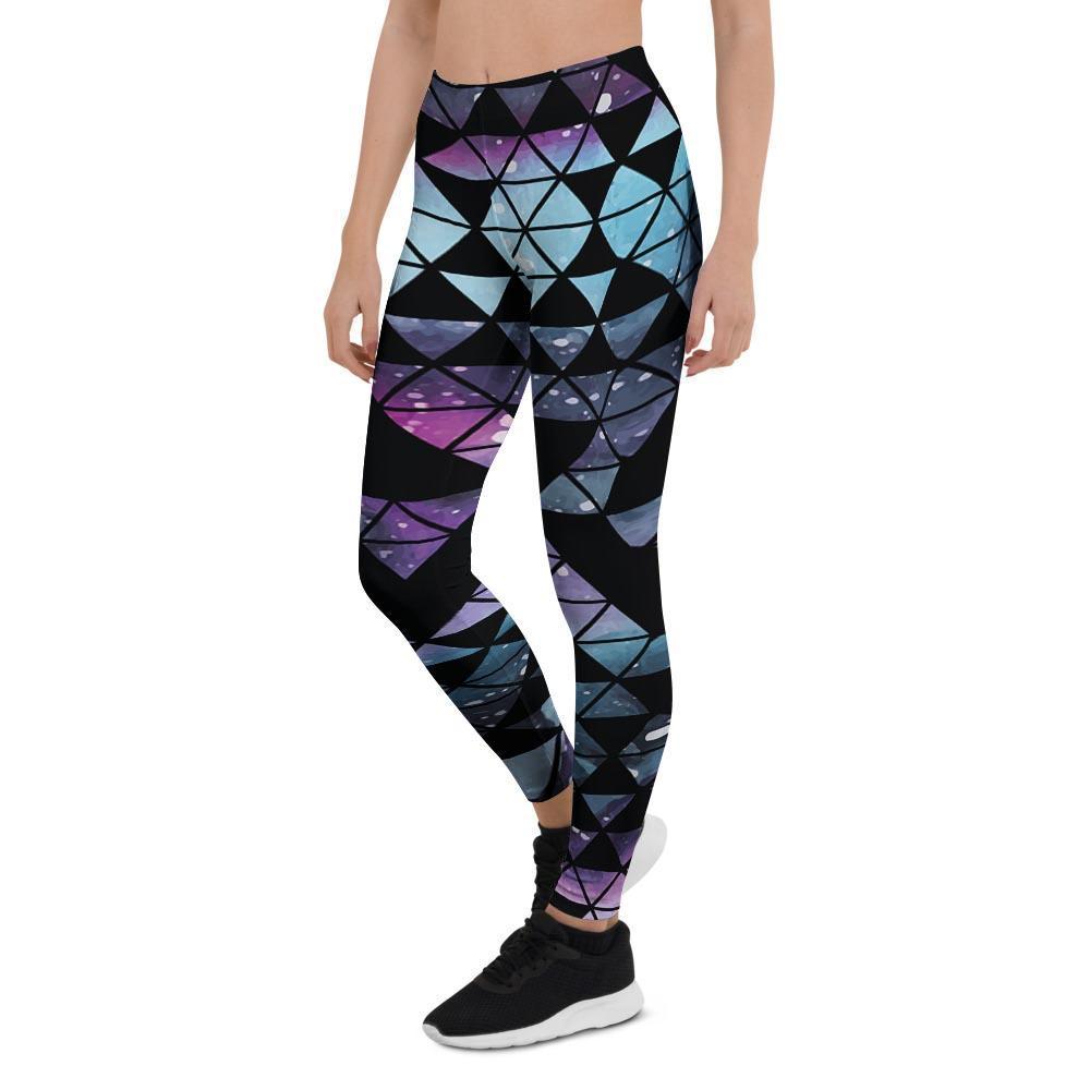 Triangle Galaxy Space Women's Leggings-grizzshop