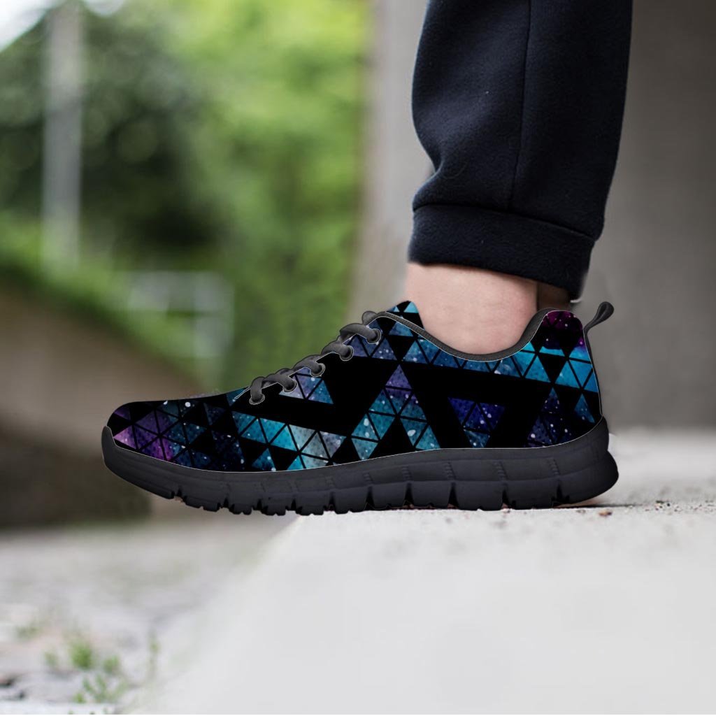 Triangle Galaxy Space Women's Sneakers-grizzshop