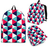 Triangle Pattern Print Backpack-grizzshop