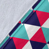 Triangle Pattern Print Blanket-grizzshop