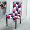 Triangle Pattern Print Chair Cover-grizzshop