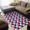 Triangle Pattern Print Floor Mat-grizzshop