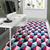 Triangle Pattern Print Floor Mat-grizzshop