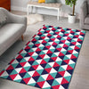 Triangle Pattern Print Floor Mat-grizzshop