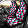 Triangle Pattern Print Universal Fit Car Seat Covers-grizzshop