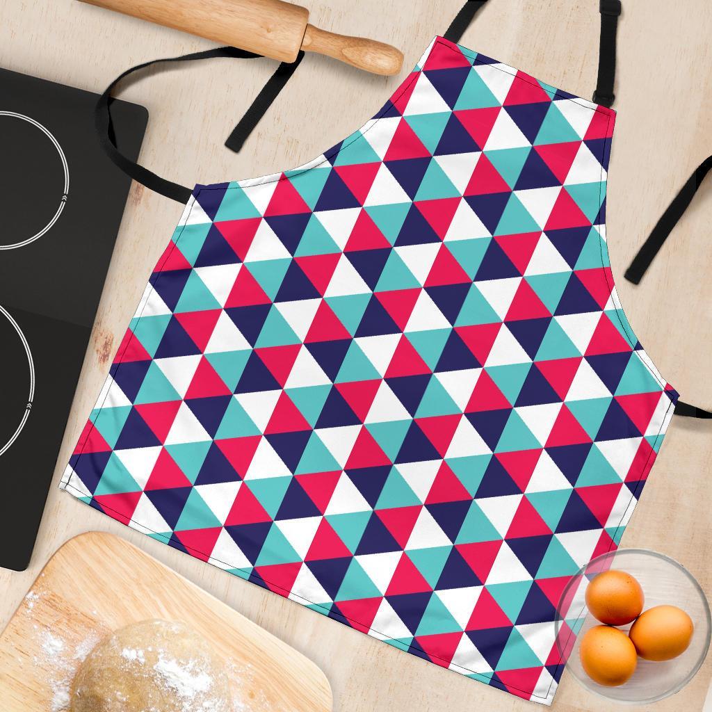 Triangle Pattern Print Women's Apron-grizzshop