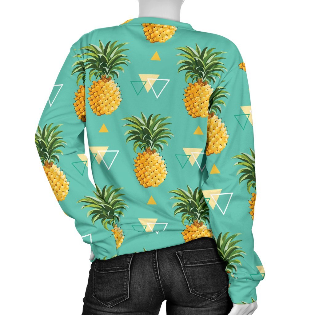 Triangle Pineapple Print Sweatshirt-grizzshop