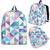 Triangle Print Pattern Backpack-grizzshop