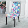 Triangle Print Pattern Chair Cover-grizzshop