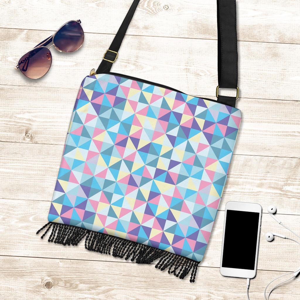 Triangle Print Pattern Crossbody bags-grizzshop