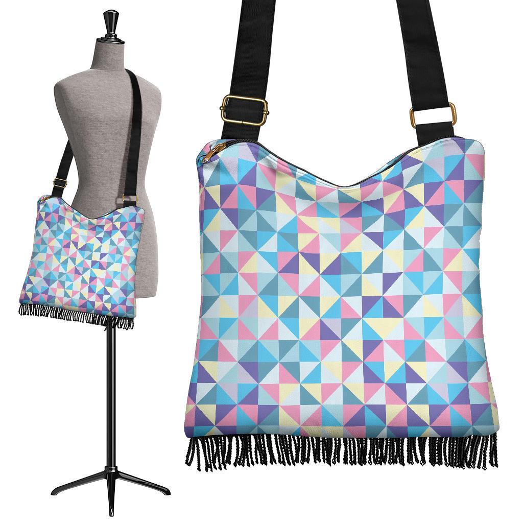 Triangle Print Pattern Crossbody bags-grizzshop