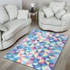 Triangle Print Pattern Floor Mat-grizzshop