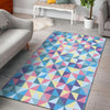 Triangle Print Pattern Floor Mat-grizzshop