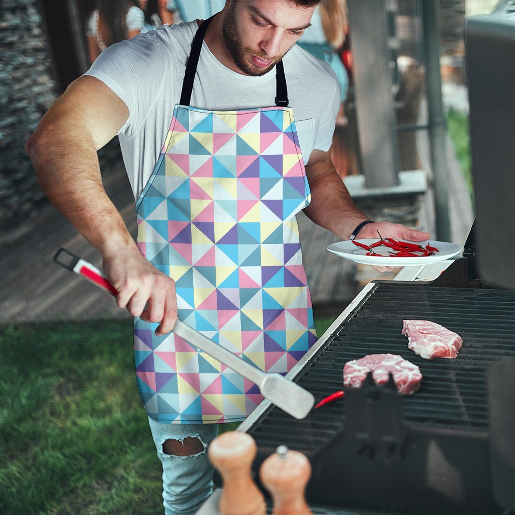 Triangle Print Pattern Men's Apron-grizzshop